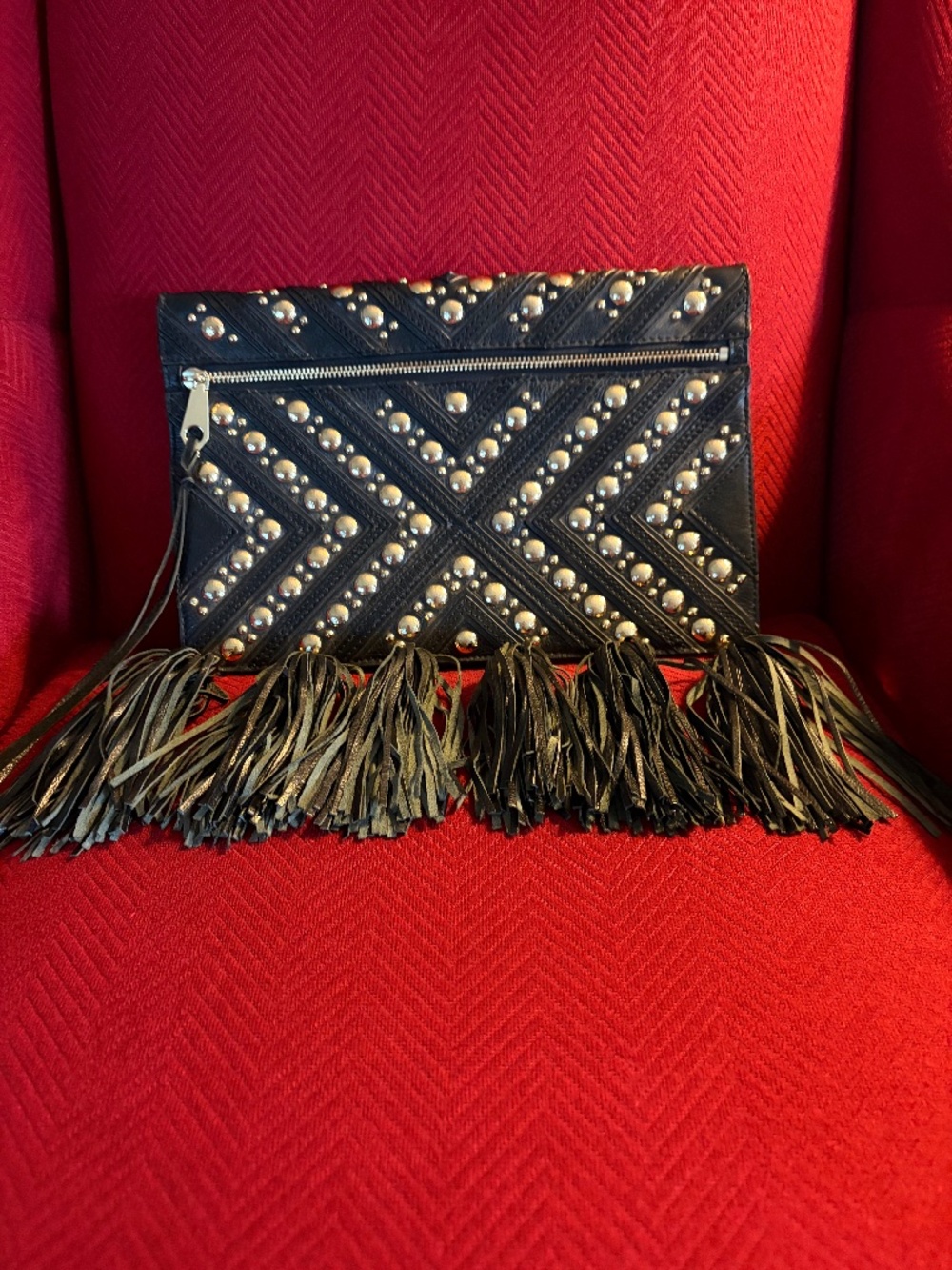 Rebecca Minkoff Kinga Clutch with fringe